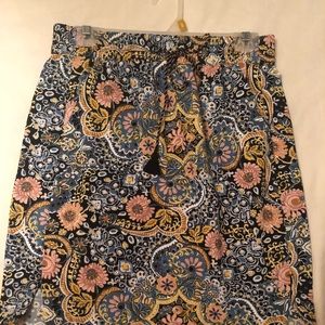 Loft floral skirt